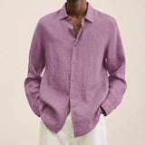 Explosion Autumn Long Sleeve V-Neck Loose Button Cotton Shirt Shirt