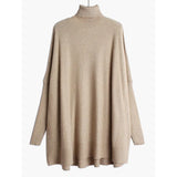 Big Size Knitting Sweater Loose Fit Turtleneck Long Sleeve Women Pullovers New Fashion Tide Spring Autumn 2023
