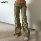 Print Streetwear Joggers Parachute Cargos Casual Loose Y2K Baggy Sweatpants Harajuku Chic Fashion