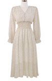 Plus Size New Spring womens Dress Girls Chiffon Female Vintage Dress Party oversize long Sleeve Women Dresses Robe