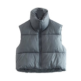 Women's Clothing 2025 New Women's Dress Color 9 Color Collar Vest