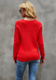 Fall Sexy Cut Out Contrast Long Sleeve
