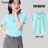 Women Tees Women 2022 Summer Short Sleeve O Neck Loose T-shirts Multicolor Various Styles Chic Fashion Casual