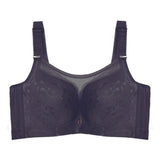 Full Coverage Bras for Women Plus Size Lace Brassiere with Mesh E F Cup Push Up