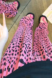 Leopard Wide Leg Pants Female Fashion Korean Pleated Pantalon Femme 2023 New Bottoms Loose Casual Straight Y2k