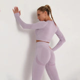 Gym Set Sports Bra and Leggings Jogging Women Set Clothes Seamless Workout Sports Tights Women Fitness Sports