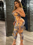Sexy Print Straps Sleeveless