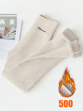 Thick Winter Leggings Women Warm Inner Fleece Pants High Waist Oatmeal Velvet Winter Women Leggings Thermal