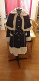 Yskkt Women Lolita Autumn Coat Warm Fur Collar Bowknot Dress Jacket Fashion Sweet Princess Breasted Overcoat Halloween