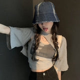 Crop Tops Ladies Korean Blouse Woman New Collection 2021 Autumn Short Sleeve Short Tshirts Elegant Korean Style 2 Piece