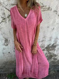 New Fashion Cotton Tample V Collar Semi-Formal
