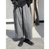 High Elastic Waist Black Thick Big Size Long Pants New Loose Fit Trousers Women Fashion Tide Spring Autumn 2023