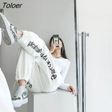 Spring Summer New Pants Female Students Korean Harajuku Loose Casual Plus Fashion Streetwear Women Goth Sweatpants