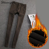 Pants Women's Thick Winter Pants Women Trousers Warm Fleece Winter Women Pants Female Velvet Ladies Office Pant