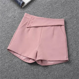Toloer Women's Spring Wear 2024 New Skinny Casual Shorts Wear Versatile Women's Pants-Outfit