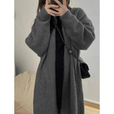 Glutinous High-End Loose Long Sweater Autumn And Winter 2025 New Lazy Knit Coat
