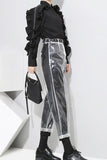 Cropped Pants with Belt