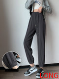 Waist Sweatpants Women Wide Leg Pants Oversized Baggy Pink Trousers Loose Sweatpants Female Khaki Pants For Women