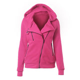 Winter Zipper Hoodies Sweatshirt Women Long Sleeve Hoody Warm Jackets Zipper Tracksuit Hoodie Sweatshirt Pullovers