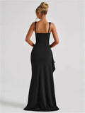 Style Women's Evening Dress Fashion Sexy Sling Dress New Height Open