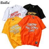 New Fashion Men T-Shirt Summer Letter Printing Men's T Shirt Hip Hop Street Clothing Men Tee Shirt