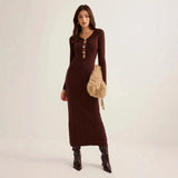 Knitted Long-Sleeved Long-Sleeved Knitted Jersey Sweater In Autumn/Winter