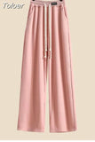Summer New Lace Suspender White Shirt Wide Leg Pants Three-piece Elegant Women Pants Set Summer Outfits