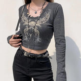 Grunge Butterfly Crop