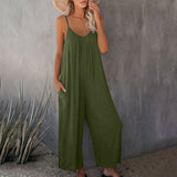 Summer Female Jumpsuit Body Overalls For Women Sleeveless Tie-dye Beach Boho Casual Jumpsuit Homewear Beach