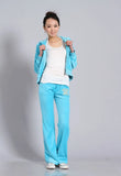 / Fall 2021 Women'S Brand Velvet Fabric Tracksuits Velour Suit Women Track Suit Hoodies And Pants Size S -