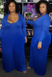 Plus Size Casual Round Neck Long Sleeve
