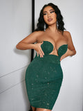 Strapless Mini Bodycon