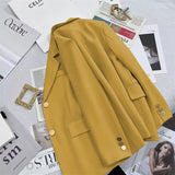 Toloer Jacket Female Korean Joker 2024 Spring And Autumn New Korean Version White Temperament Casual Metal Buckle Small Suit Female-Outfit