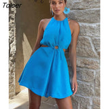 Summer Cotton Linen Hollow Out Playsuits Woman O-Neck A-Line High Street Jumpsuit Female Sleeveless Outing Shorts