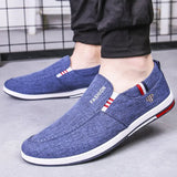 Sneakers Summer Canvas Loafers Slip On Shoes Men Casual Shoes Driving Flats Black Mocassin Homme Male Shoes