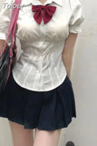 Blouse for Women Tunic Long Sleeve Shirts Y2k Clothes Korean Fashion Temperament Blouses Tops 2023 Blusas Mujer De