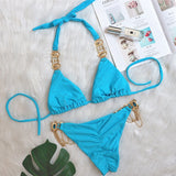 Bikini Halter Diamonds Two Piece