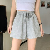 Women 5 Colors Leisure Fashion Cozy Summer Hot Loose Korean Style Ins All-match Solid Simple Ulzzang High Waist Chic