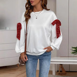 Summer New Lotus Leaf Side-Sleeved Women's Bow Jacket