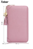 Women Credit ID Card Holder Case Extendable Business Bank Cards Bag Wallet Coin Purse Carteira Mujer