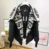 Winter Down Coat Women 2022 Parka Warm Winter Snow Jacket Oversized Black Puffer Jacket Female Lambswool Coat