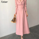 Long Dress Women Apricot 2023 Autumn Single-breasted Elegant Bodycon Dresses Turn-down Collar Party Vestido
