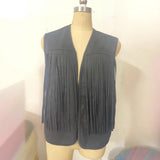 The Same Day, The New Tumaco Coat Lady Deer-Skinless Long Vest Open
