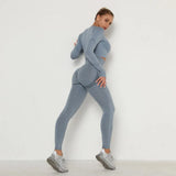 Gym Set Sports Bra and Leggings Jogging Women Set Clothes Seamless Workout Sports Tights Women Fitness Sports