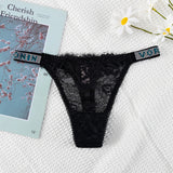 For Double-Drilled Sexy Thong Women Silk Silk Smooth And Breathable Lace T Trousers Women's