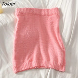 Women Sets Crop Top Solid Slim Casual Sweet Sexy Candy Color Kawaii Streetwear Cozy Korean Style Basic Chic Spring Mujer Ins