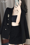 New Korean Style Classic Embroidery Solid Long Sleeve Slim Temperament Jacket Women Office Lady Chic Casual Blazer