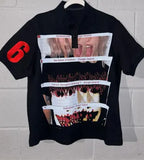Street Demon Skull Tide Brand New Printed T-Shirt Gothic High Street T-Shirt Round