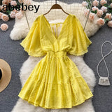 Sexy White Fashion Clothing Casual Summer Elegant Female Dress Clothes Dresses for women Midi Long Beach Sundress