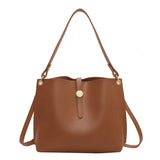 Women's Crossbody Bag Shopper Totes Trend Fashion Korean PU Leather Solid Simple Evening Female Shoulder Bags Woman